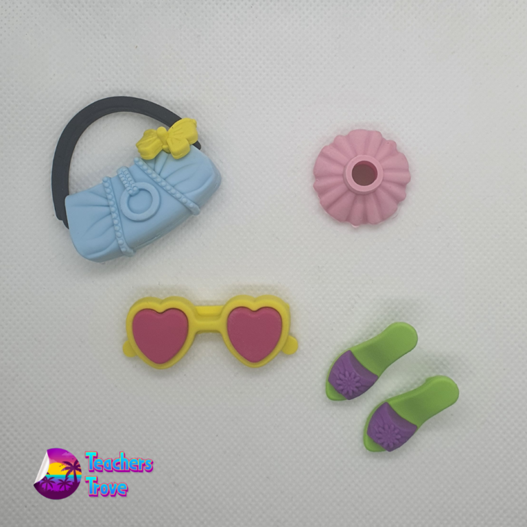 Second image of Girly Madam Novelty Eraser Set