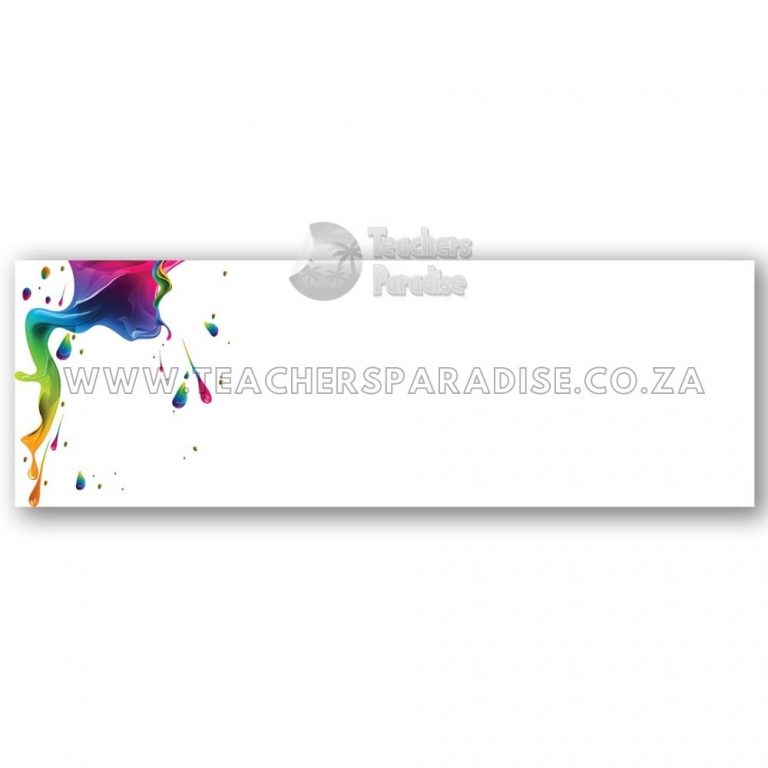 Second image of Colour Splash Name Plate Design 2