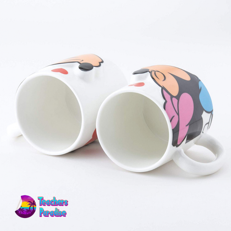 Second image of His and hers Mickey & Minnie Mouse 3D Mugs