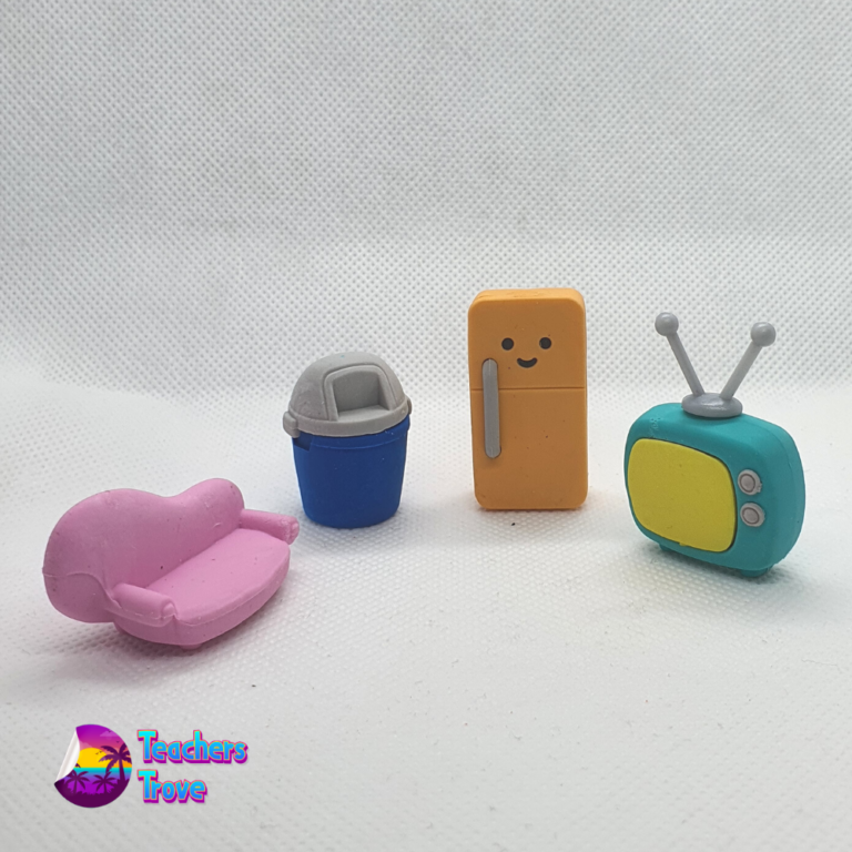 Sweet Home Novelty Eraser Set