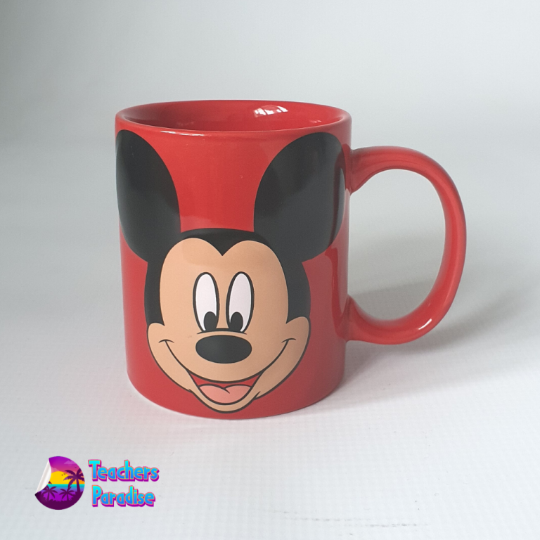 Large Mickey Mouse Red Mug