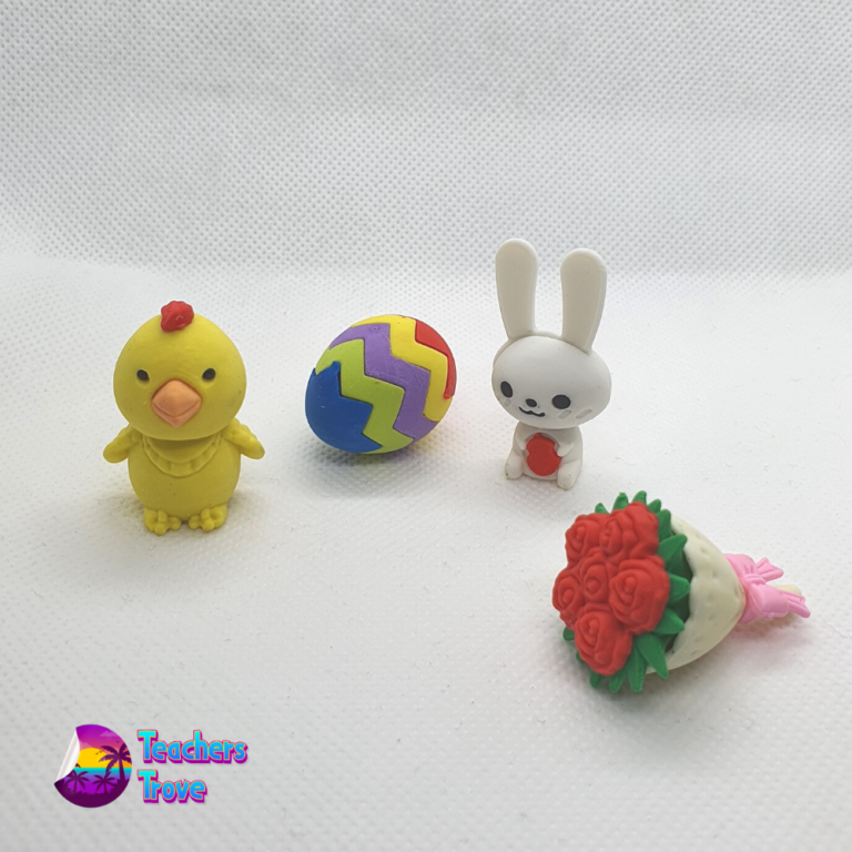 Easter Novelty Eraser Set