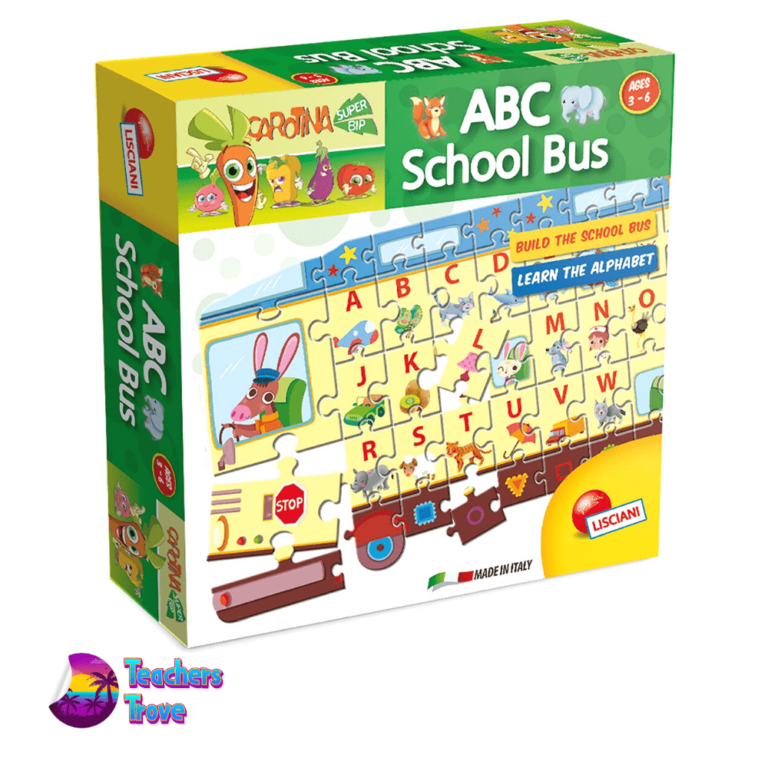 ABC school bus puzzle