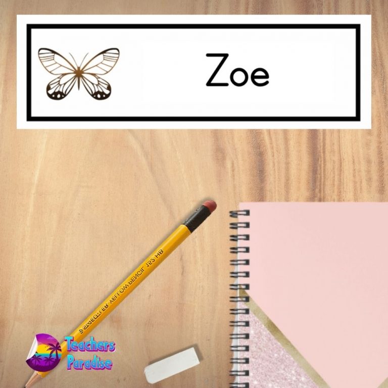 Second image of Butterfly Name Plate - Variety