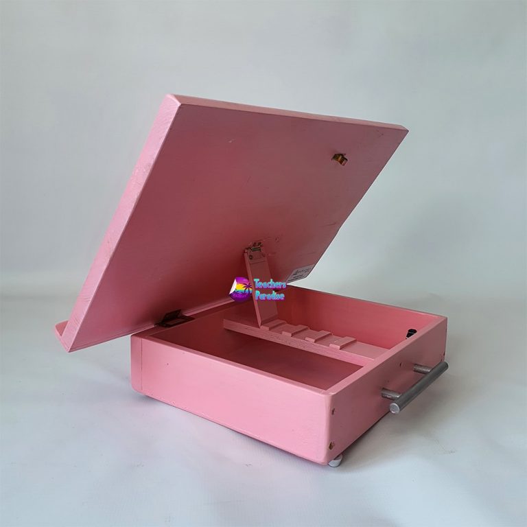 Second image of Marking Desk With Paper Tray Pink
