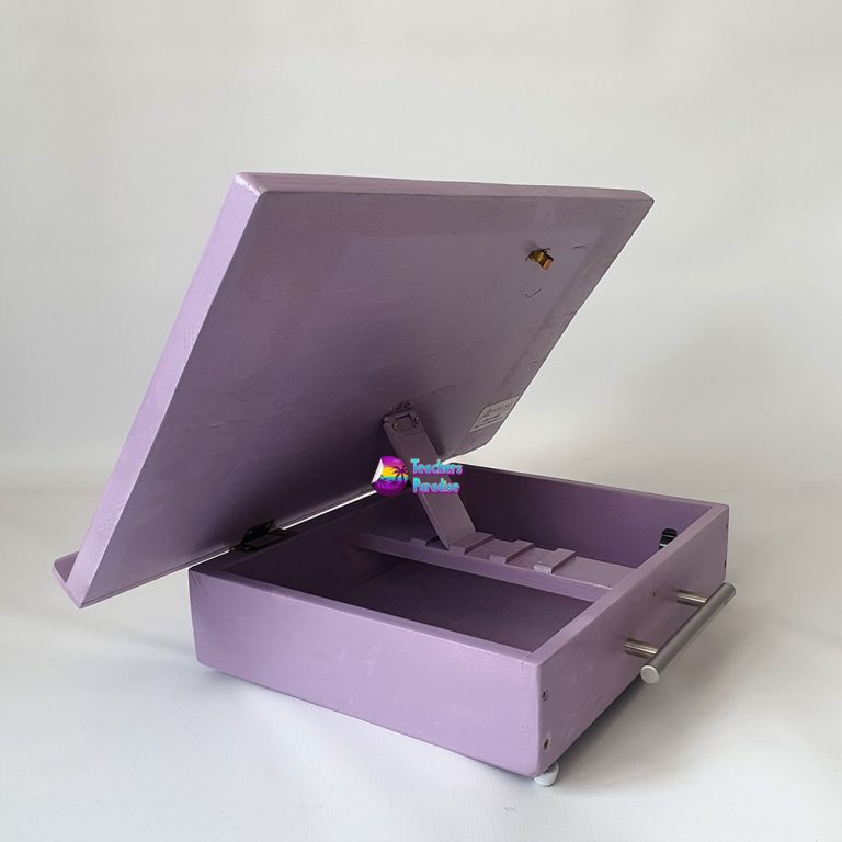Second image of Marking Desk With Paper Tray Purple