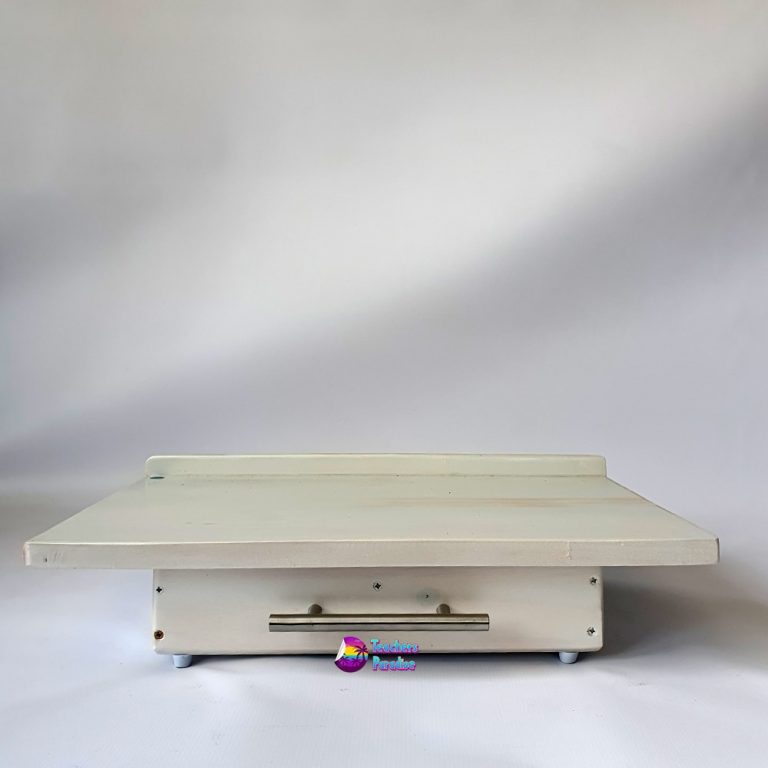 Marking Desk With Paper Tray Pearl