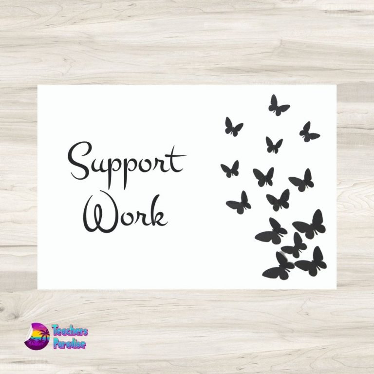 Second image of Butterfly Design 5 - Admin Labels