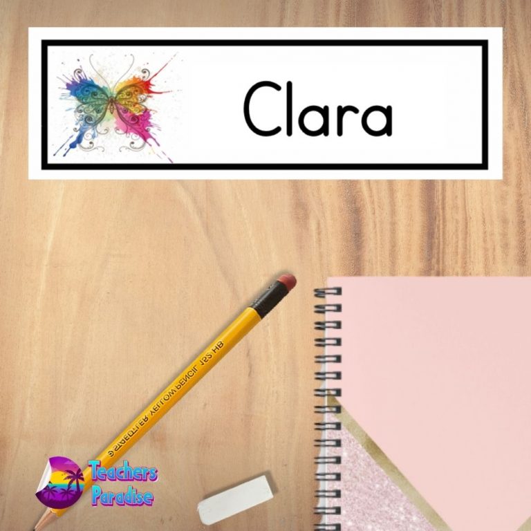 Second image of Colour Splash Name Plate - Variety