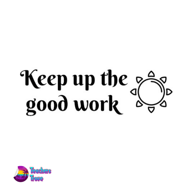 Second image of Keep up the good work stamp