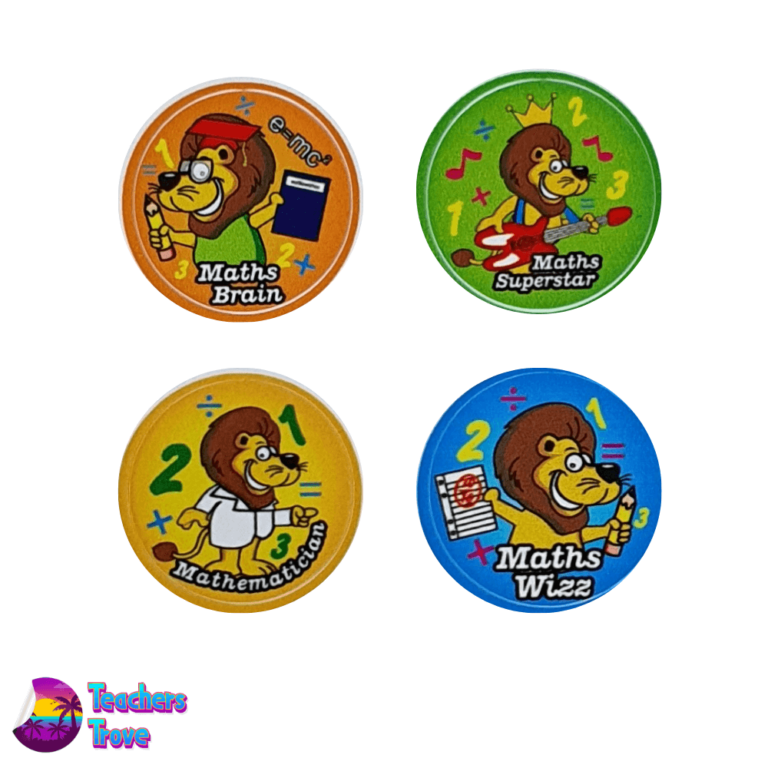 Maths Lions Stickers Pack