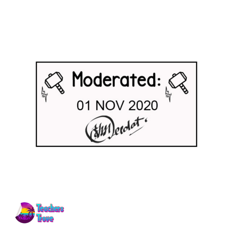 Customized Signature Dater Stamp (Moderated)