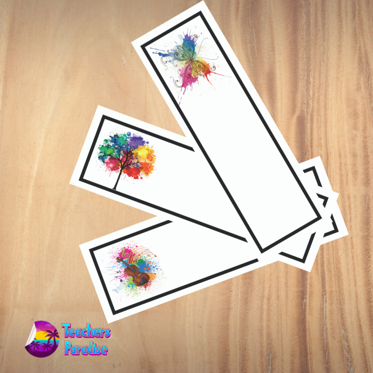 Colour Splash Name Plate - Variety