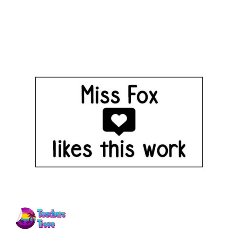 Like This Work Stamp - Semi-Customizable Stamp