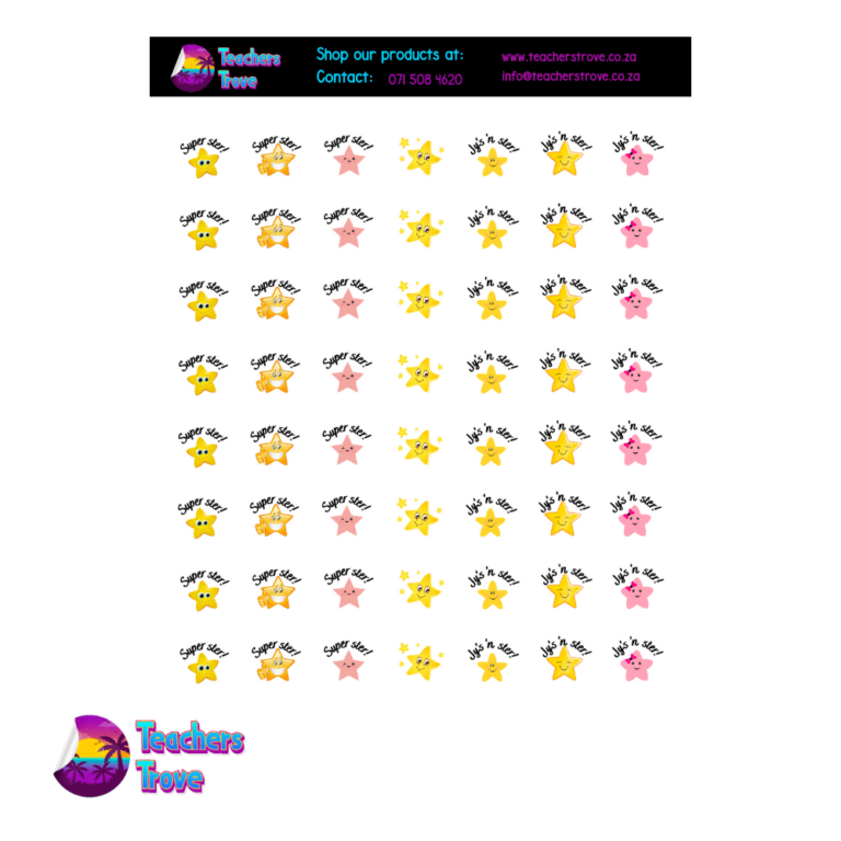 Second image of Small Star Afrikaans Sticker Pack
