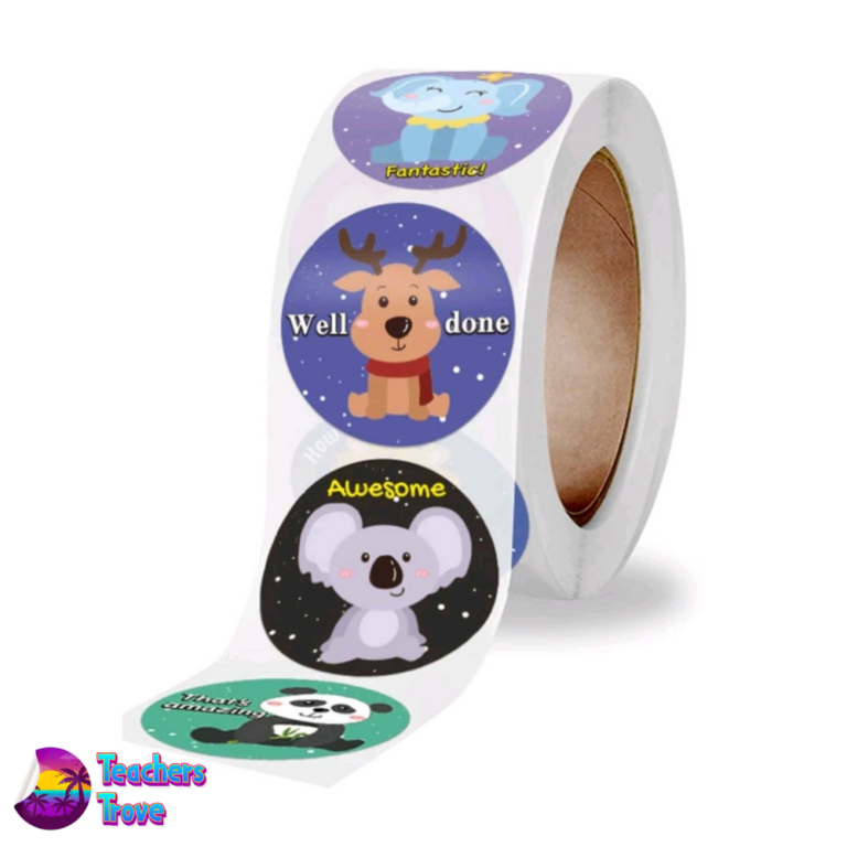 Second image of Cute animals sticker roll