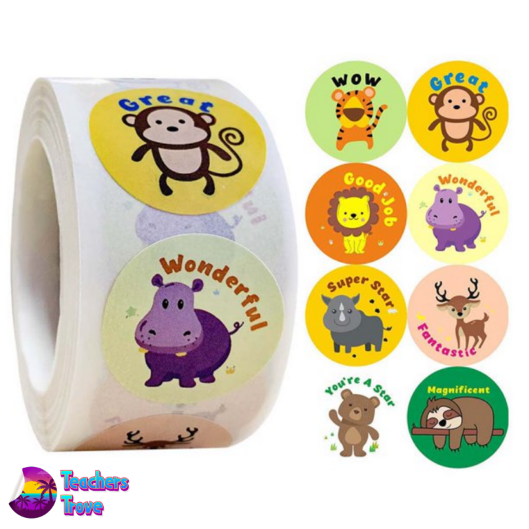 Wild animals 2 sticker roll