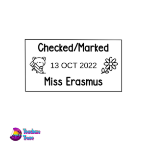 Checked or Marked Dater Stamp Samples