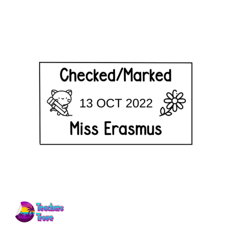 Customized Dater Stamp (Checked/Marked)