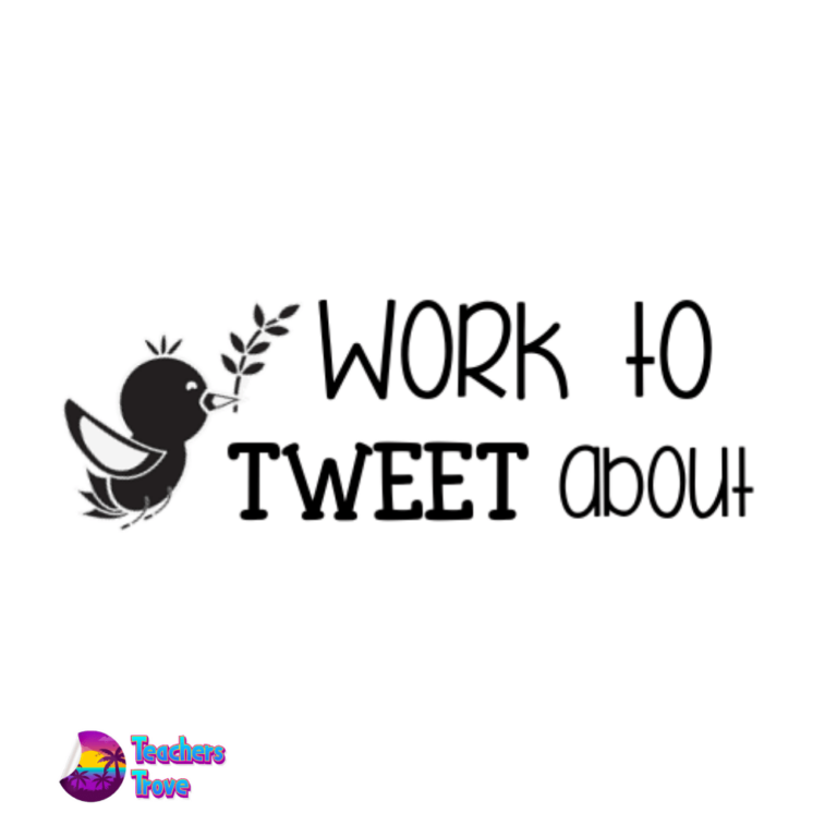 Work to Tweet About stamp