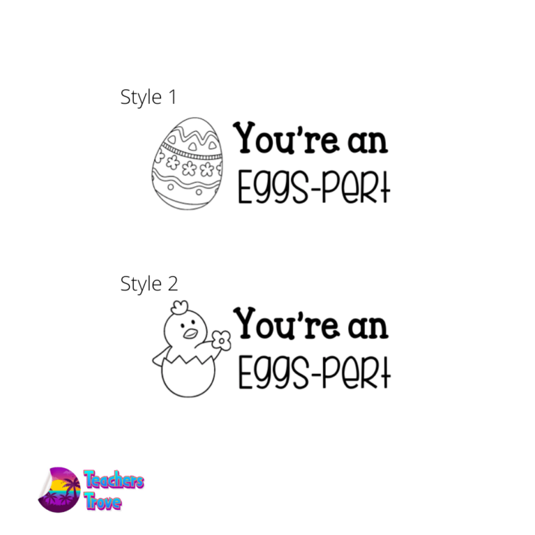 You're an Eggs - Pert stamp