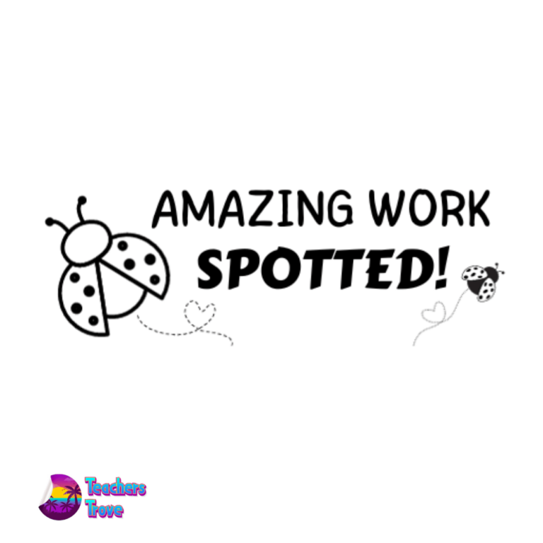 Amazing Work Spotted Stamp