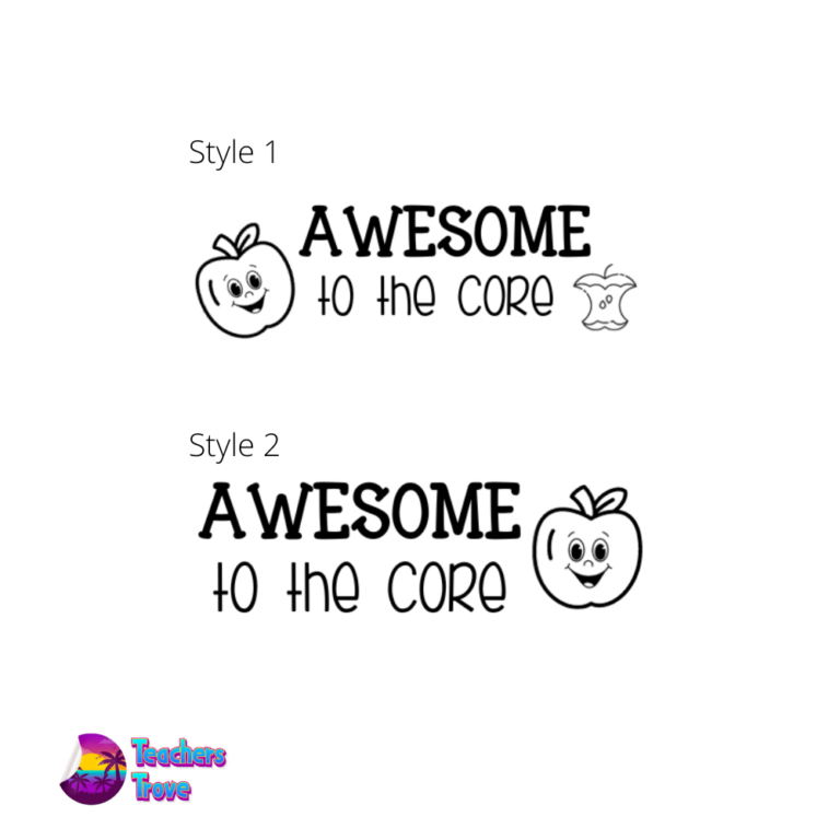 Awesome To the Core Stamp