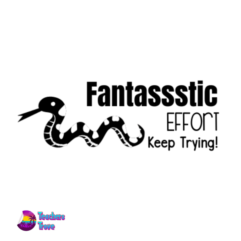 Fantastic Effort- Keep trying Stamp