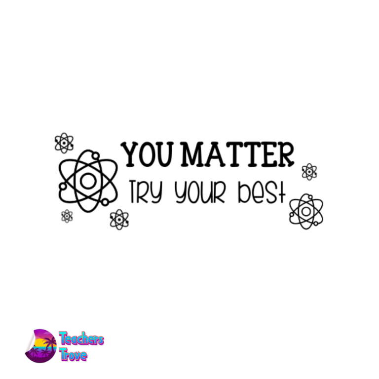 You Matter - Try Your Best Stamp