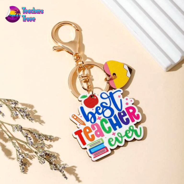 Second image of Best Teacher Ever Book Keyring