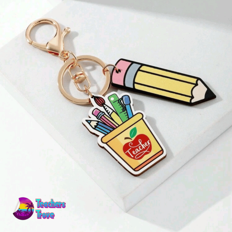 Second image of Teacher Stationery Keyring