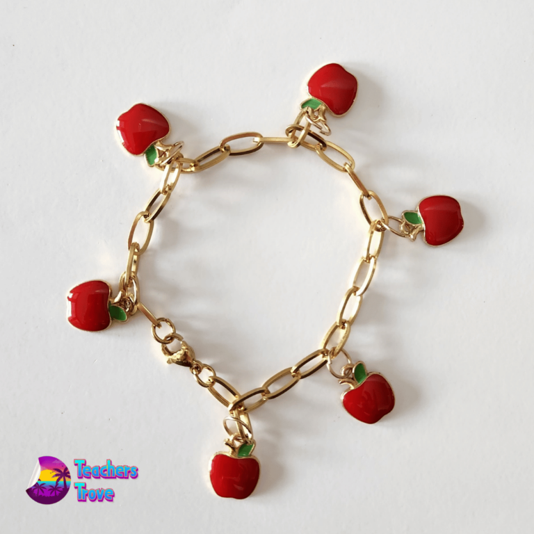 Apple Charm Gold Bracelet