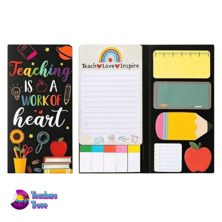 Teacher Sticky Note Pack - Black