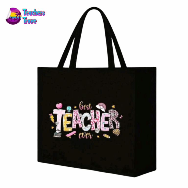Pastel Best Teacher Ever Bag