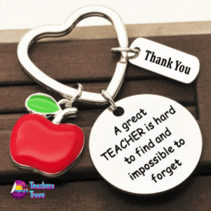 A Great Teacher is Hard to Find & Impossible to Forget Keyring (3)