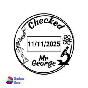 Large Science Dater Stamp