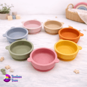 Non-Slip Bear Bowls