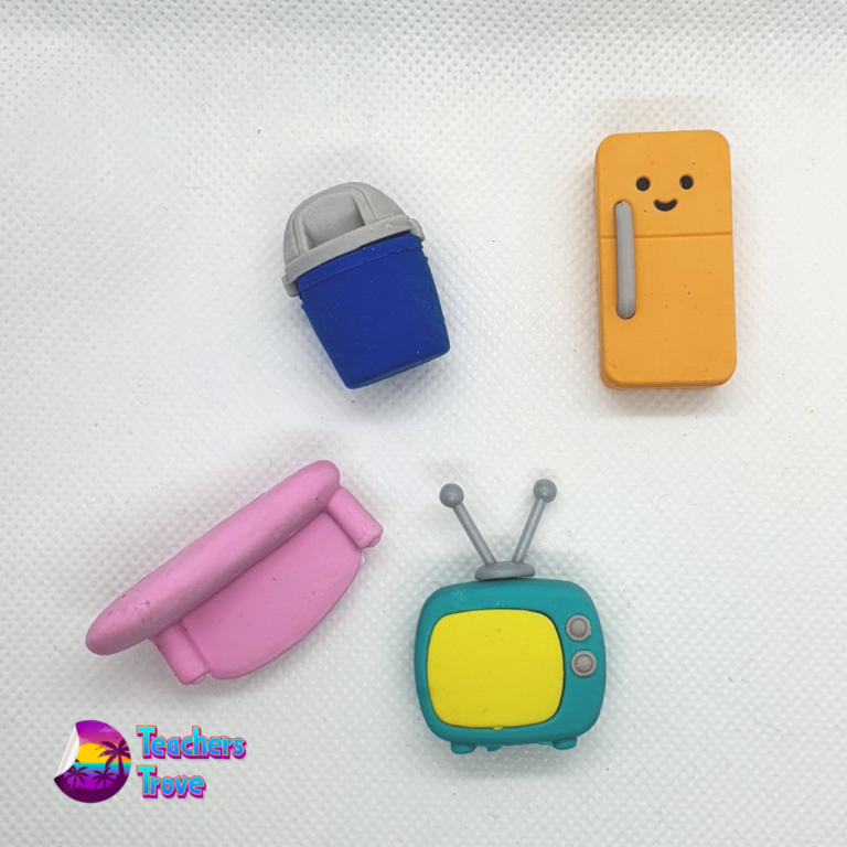 Second image of Sweet Home Novelty Eraser Set