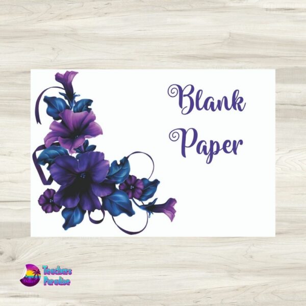 Floral Design 1 - Admin Labels