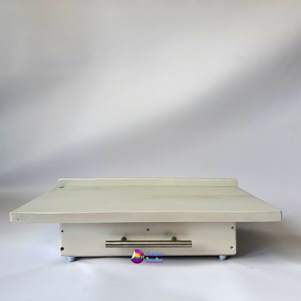 Marking Desk With Paper Tray Pearl