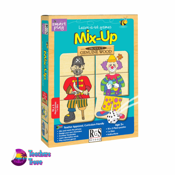 Genuine wood mix-up game
