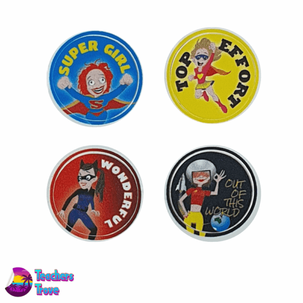 Super Girl Stickers Pack