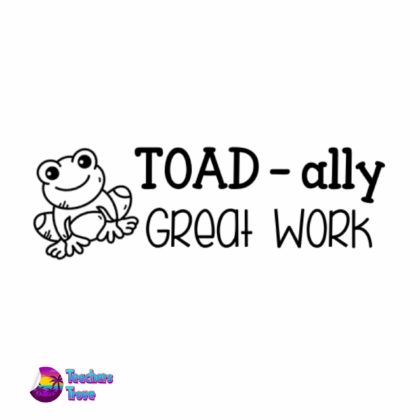 TOAD - ally Great Work Stamp