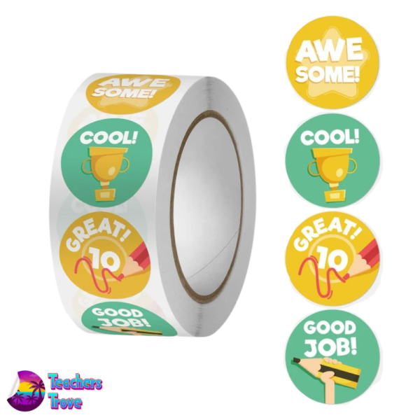 Trophy sticker roll